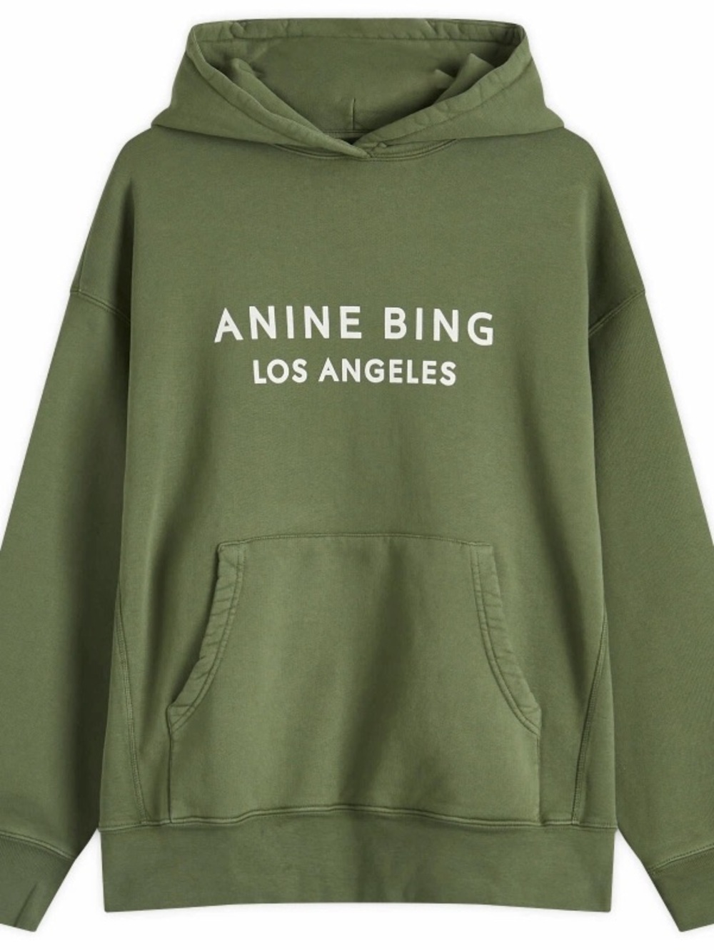 Anine Bing Women's Alto Hoodie in Green - XS